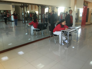 昆明理工大学本科太极拳考试在148太极文化传播中心举行